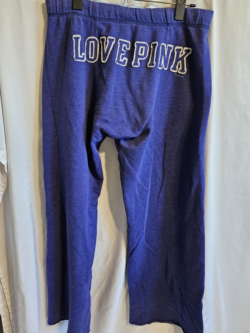 PINK Victoria's Secret-Women's "Boyfriend" Sweatpants-Purple SZ. S